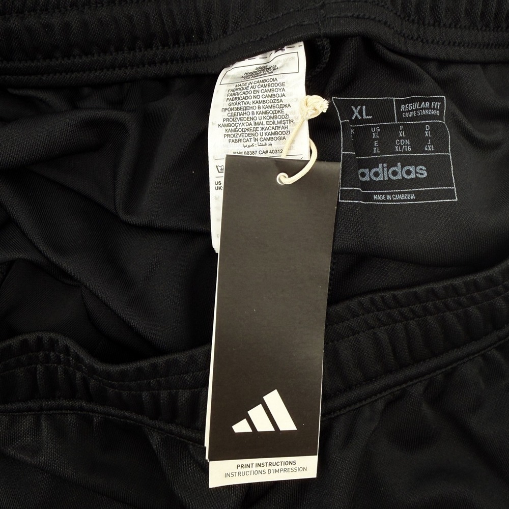 Adidas AEROREADY Soccer Track Pants Black White Men's Athletic Size XL NEW - Picture 9 of 15